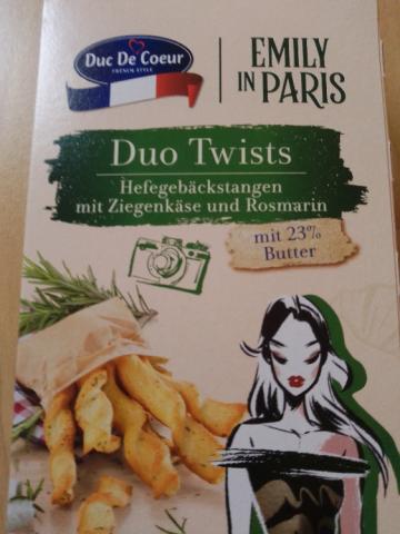 Duo Twist - Hefegebäckstangen, mit Ziegenkäse und Rosmarin von b | Hochgeladen von: bi123