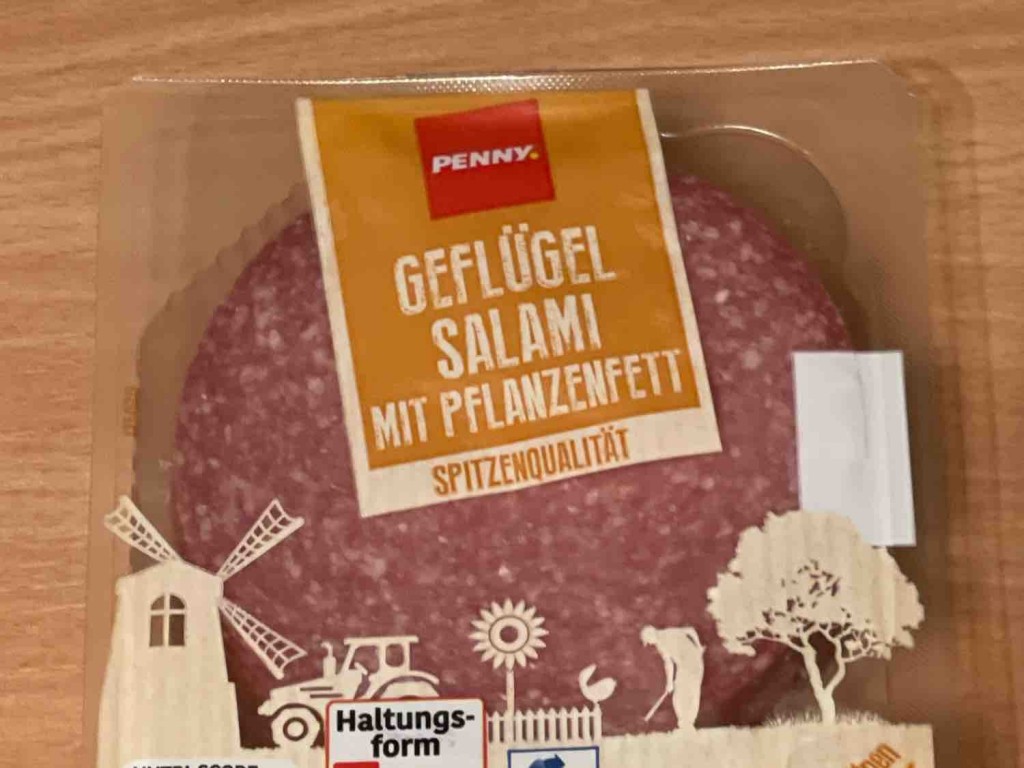 Penny, Geflügel Salami, mit Pflanzenfett Kalorien Neue Produkte Fddb