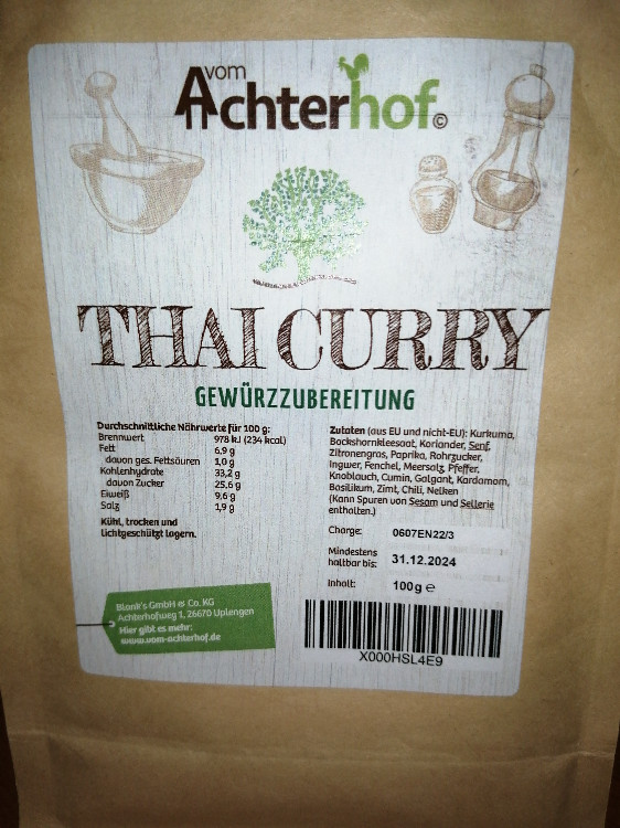Thai Curry Gewürzzubereitung von aegis | Hochgeladen von: aegis