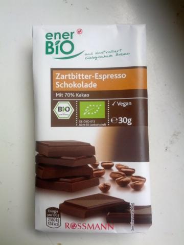 EnerBio Zartbitterschokolade, Zartbitter-Espresso | Hochgeladen von: lgnt
