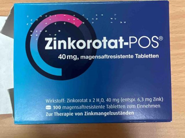 Zinkorotat-POS, 40mg, magensaftresistente Tabletten von C3P0 | Hochgeladen von: C3P0