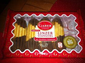 Linzer Stangerl, mit Zartbitterschokolade | Hochgeladen von: Fabyious