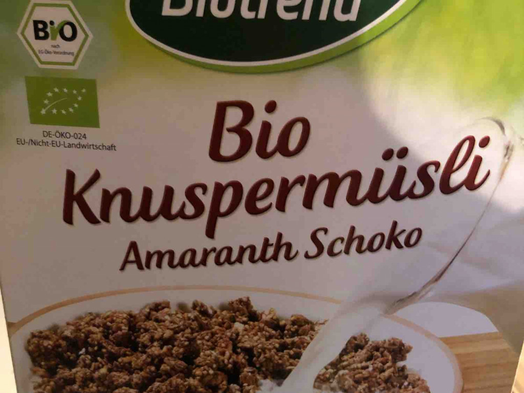 Bio Knuspermüsli, Amaranth Schoko von Vanilla Pia | Hochgeladen von: Vanilla Pia