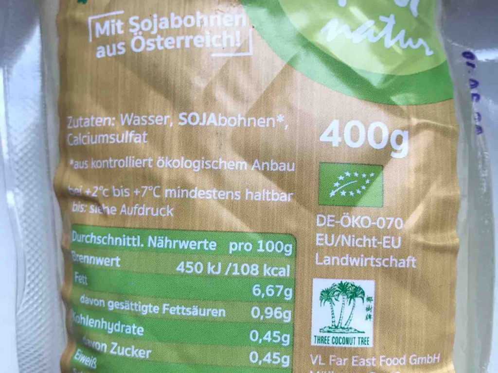 Bio Tofu natur von Buchaeckertson | Hochgeladen von: Buchaeckertson