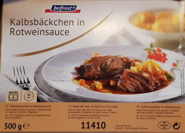 Kalbsbäckchen in Rotweinsauce (Bofrost) | Hochgeladen von: sprity