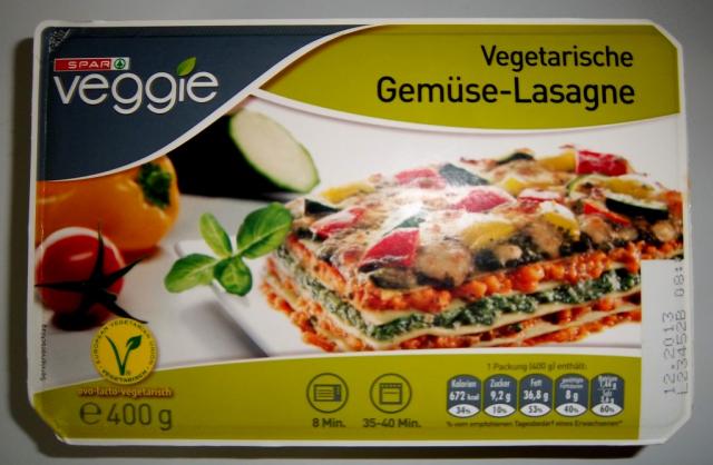 Veggie Vegetarische Gemüse-Lasagne, ovo-lacto-vegetarische L | Hochgeladen von: wicca