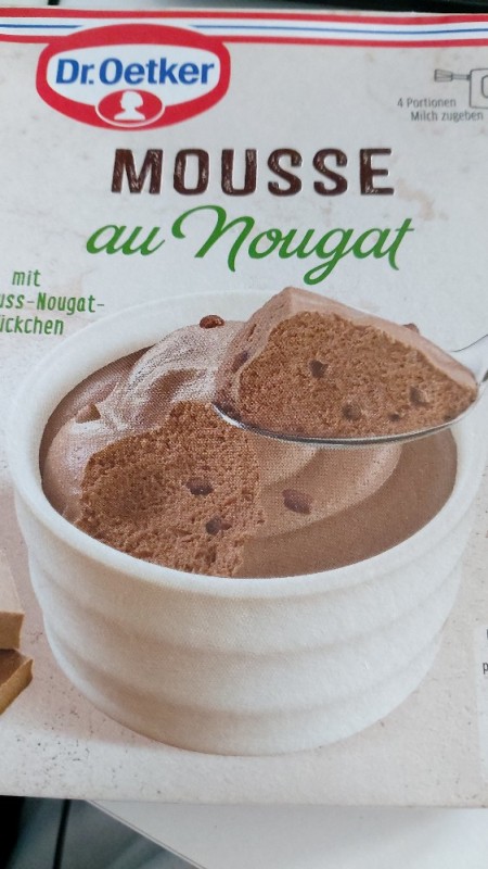 Mousse au Nougat (zubereitet mit Milch 1,5% Fett), Nougat von sa | Hochgeladen von: samanyolu
