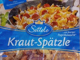 Kraut-Spätzle mit feuriger Paprikawurst | Hochgeladen von: fitnesslove