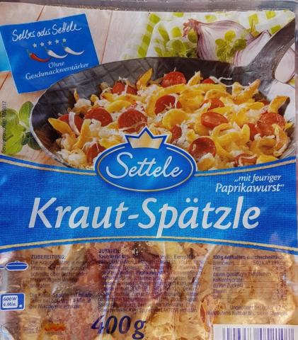 Kraut-Spätzle mit feuriger Paprikawurst | Hochgeladen von: fitnesslove