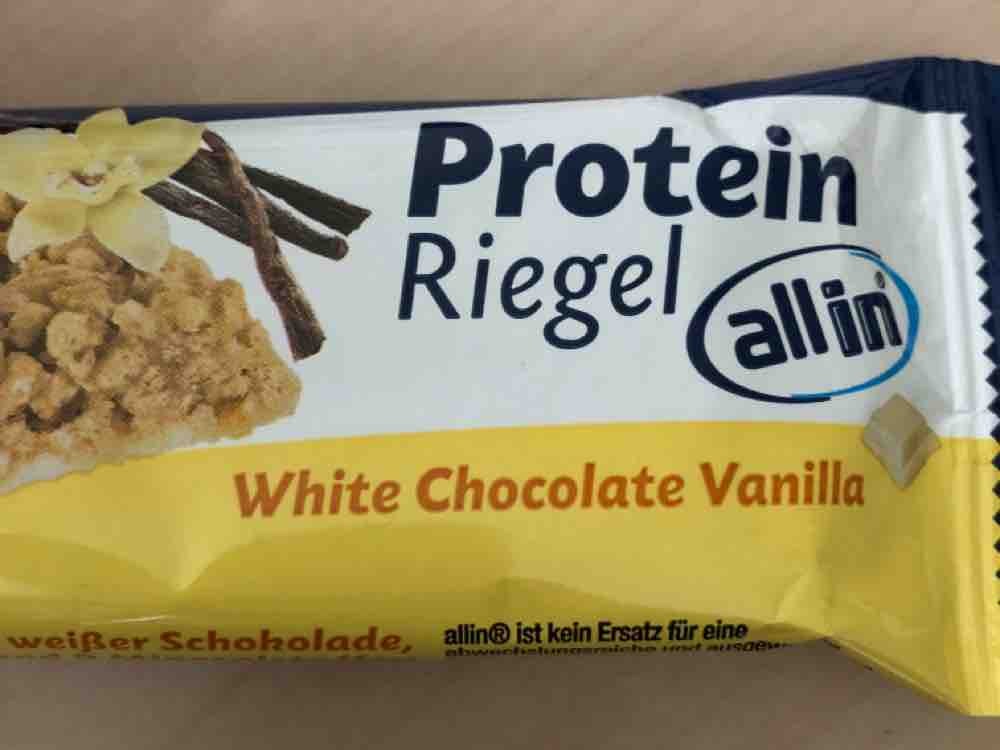 Protein Riegel, White Chocolate Vanilla von PeziNF | Hochgeladen von: PeziNF