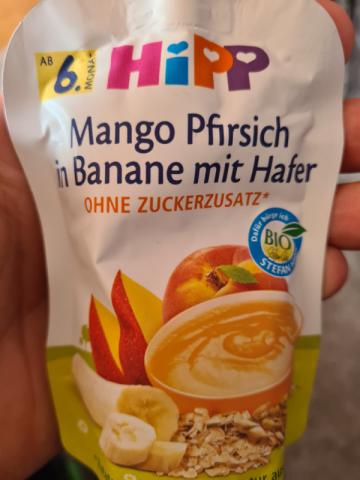 Mango Pfirsich in Banane mit Hafer von Viola91 | Hochgeladen von: Viola91