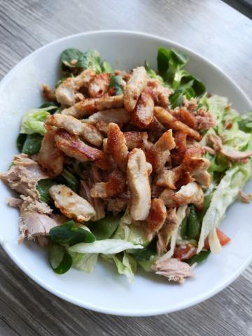 Salat mit Putenfleisch  (warm)  von SndraS | Hochgeladen von: SndraS