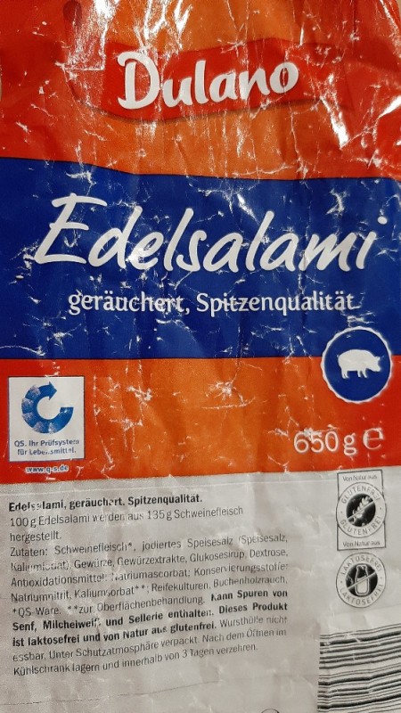 Edelsalami geräuchert, mit 135g Schweinefleisch von shorty65 | Hochgeladen von: shorty65