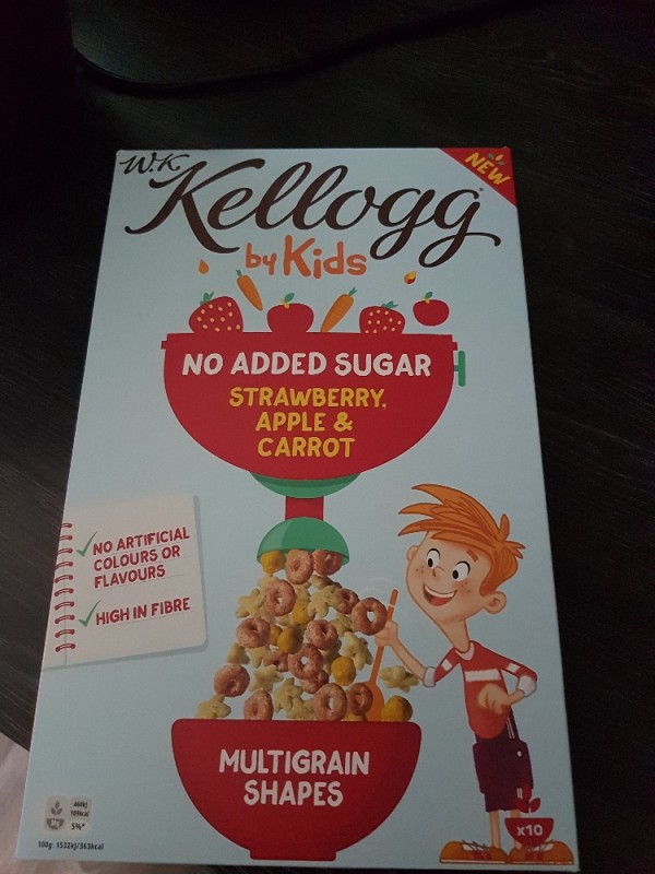Kellogg, by Kids NO ADDED SUGAR  Strawberry Apple Carrot von Pax | Hochgeladen von: Paxii106