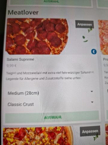 Dominos Salami Supreme Cheese Crust von Xiren | Hochgeladen von: Xiren