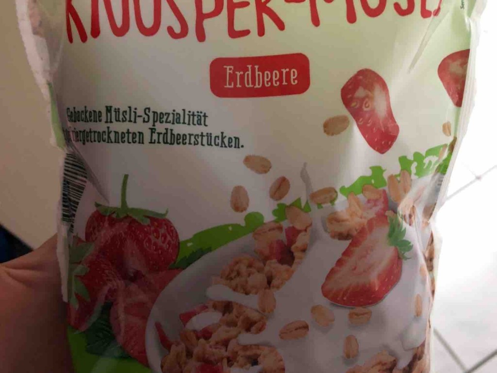 Bio Knusper Müsli, Erdbeer  von lilasternchen | Hochgeladen von: lilasternchen