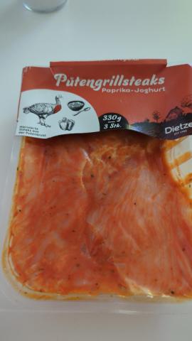 Putengrillsteaks, in milder Paprika-Joghurt Marinade von Flosch1 | Hochgeladen von: Flosch111