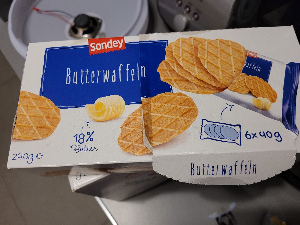 Sondey Butterwaffeln, 18% Butter von inrente | Hochgeladen von: inrente