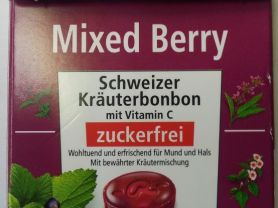 Schweizer Kräuterbonbon, zuckerfrei, Mixed Berry | Hochgeladen von: RuedigerWemhoener