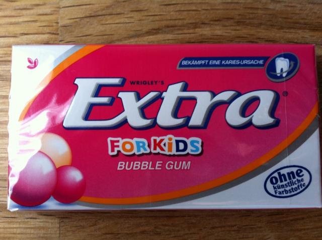 Extra For Kids, Bubble Gum | Hochgeladen von: wuschtsemmel