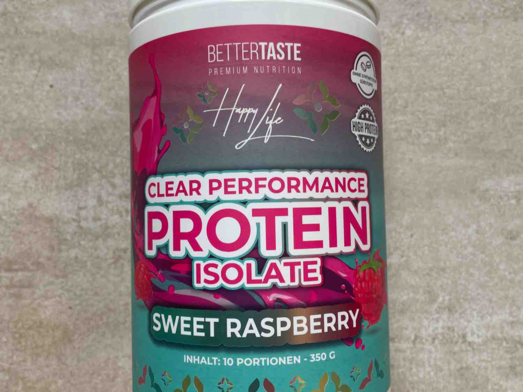 Clear Performance Protein Isolate Sweet Raspberry von AnneMarlen | Hochgeladen von: AnneMarlen
