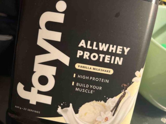 Allwhey Protein Vanilla Milkshake von ginaloeseke | Hochgeladen von: ginaloeseke