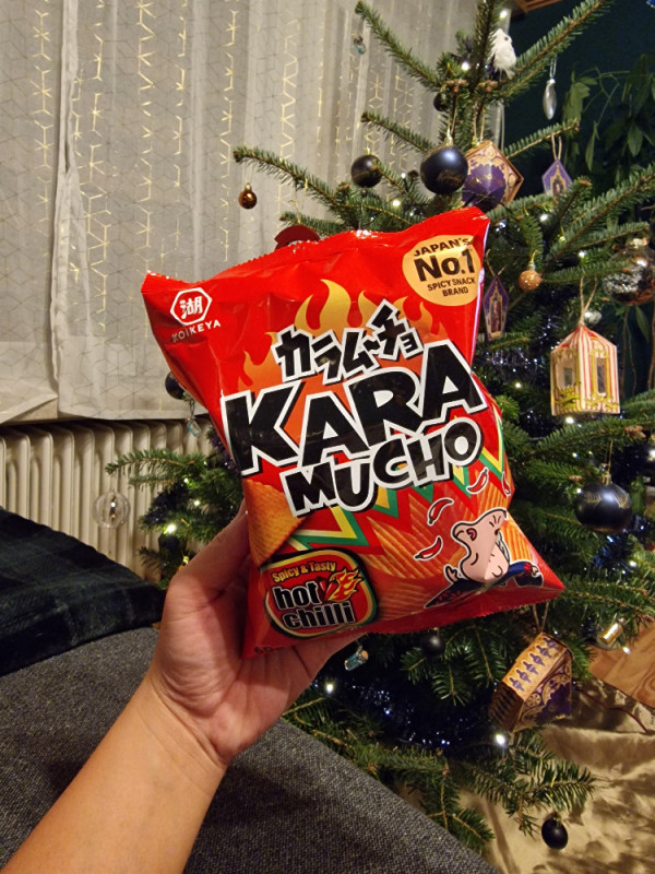 Kara Mucho Spicy & Tasty Hot Chilli Potato Chips von Nubysan | Hochgeladen von: Nubysan