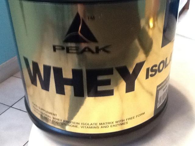 Peak Whey Isolat, Vanille | Hochgeladen von: katy36