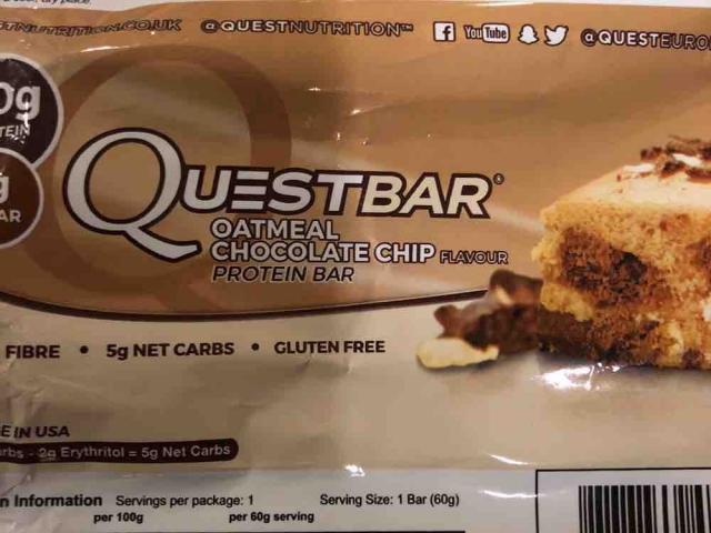 Questbar, Oatmeal Choclate chip von Janimaxx | Hochgeladen von: Janimaxx