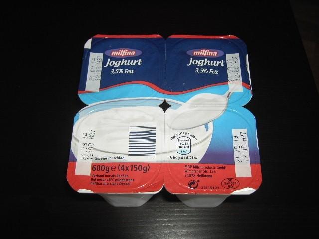Joghurt 3,5 % Fett, Natur | Hochgeladen von: laalaa
