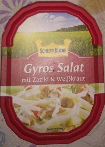 Gyros Salat, mit Zaziki & Weißkraut | Hochgeladen von: chilipepper73