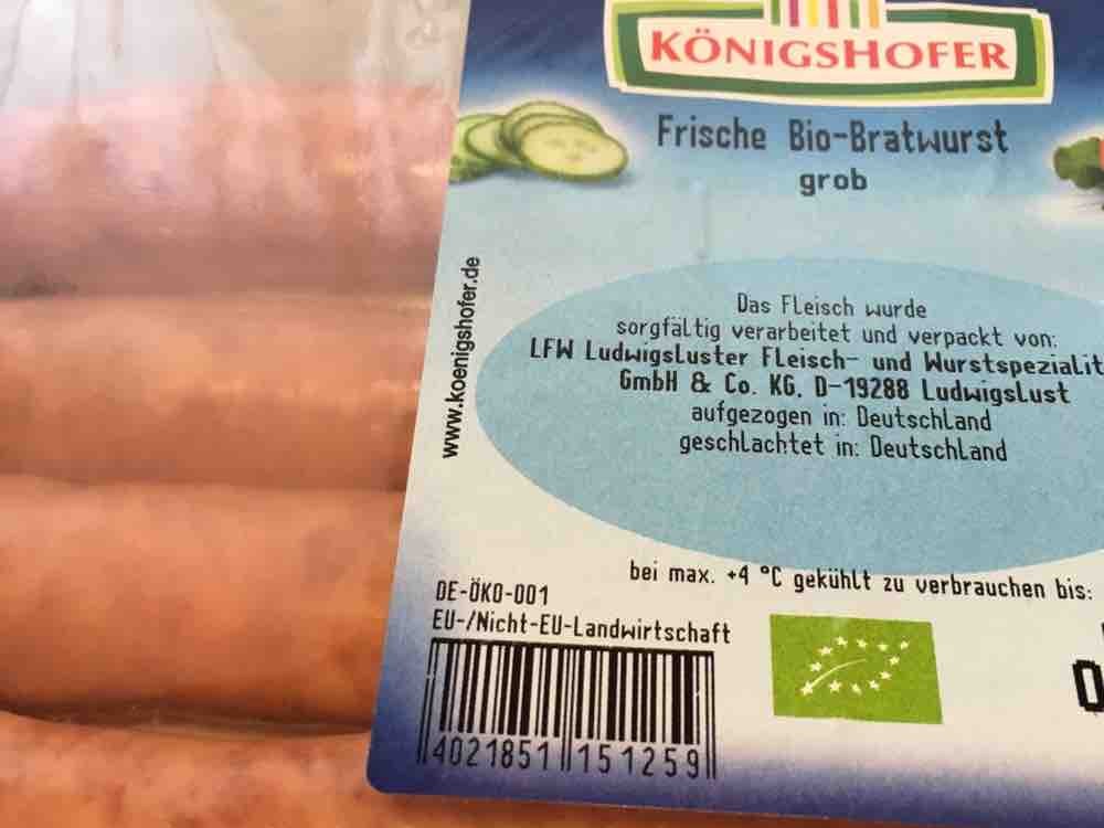 Bio-Bratwurst, frische Bratwurst von TrinityS | Hochgeladen von: TrinityS