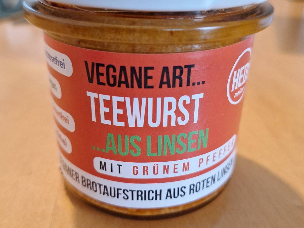 vegane Art Teewurst aus Linsen, mit grünem Pfeffer von Netolinho | Hochgeladen von: Netolinho vegane Art Teewurst aus Linsen, mit grünem Pfeffer von Netolinho | Hochgeladen von: Netolinho