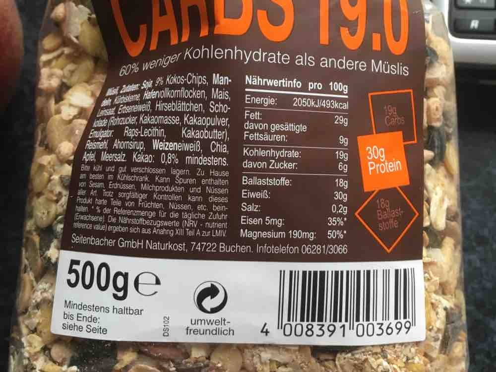 Carbs 19.0 Kokos von ullinchen | Hochgeladen von: ullinchen