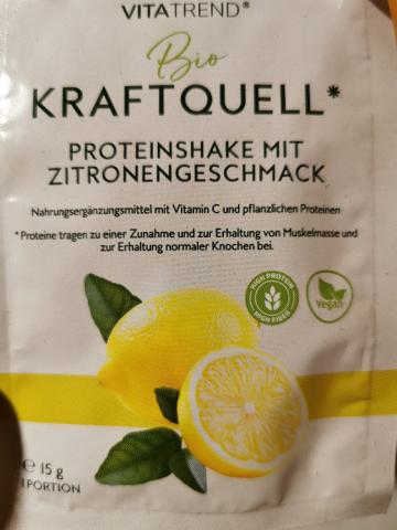 Bio Kraftquell, Proteinshake mit Zitronengeschmack von Moorast | Hochgeladen von: Moorast