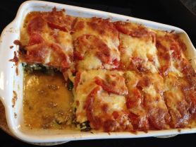 Dreli: Hackfleisch-Zucchini-Auflauf mit Tomate-Mozzarella | Hochgeladen von: dsstue