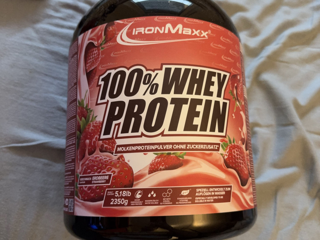 IRonMaxx 100% Whey Protein, Erdbeere von NoahBalboa74 | Hochgeladen von: NoahBalboa74