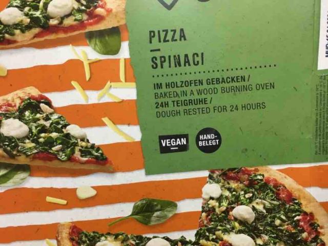 Pizza Spinaci, vegan by KaetheFit | Uploaded by: KaetheFit