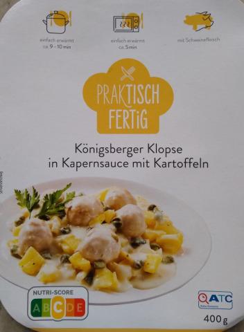 Königsberger Klopse in Kapernsoße mit Kartoffeln | Hochgeladen von: gladis