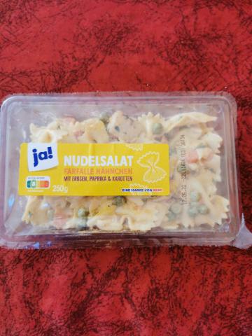 Nudelsalat Farfalle Hähnchen, mit Erbsen, Paprika &Karotten  | Hochgeladen von: Docejabemi