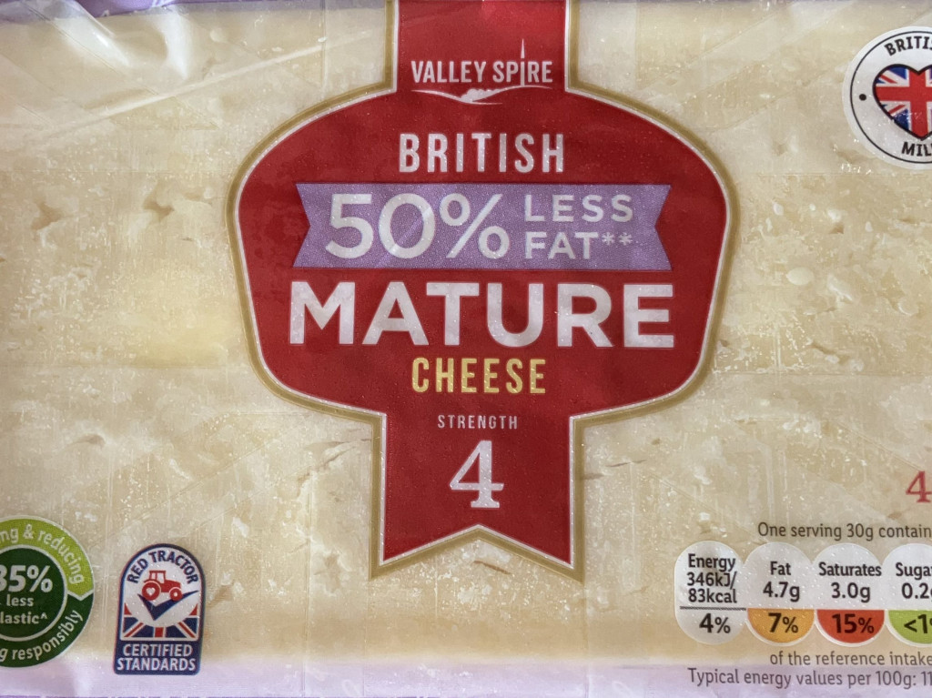 Lidl Cheddar, 50% less Fat von Angr | Hochgeladen von: Angr Lidl Cheddar, 50% less Fat von Angr | Hochgeladen von: Angr