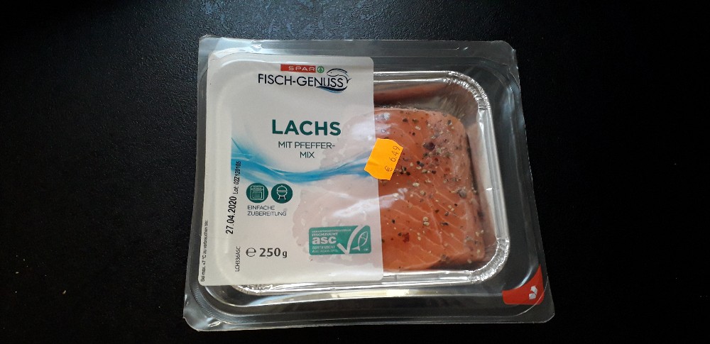 Fisch-Genuss Lachsfilet, mit Pfeffer-Mix von mellik1234 | Hochgeladen von: mellik1234