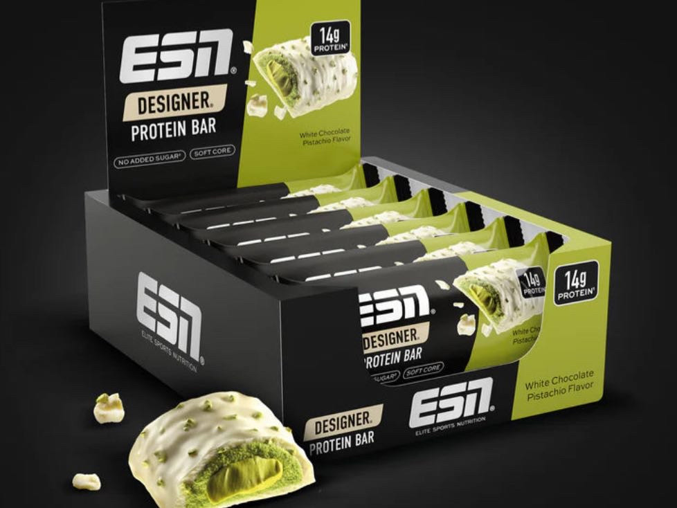 ESN Proteinriegel, White Chocolate Pistachio von leonievictoriak | Hochgeladen von: leonievictoriakub ESN Proteinriegel, White Chocolate Pistachio von leonievictoriak | Hochgeladen von: leonievictoriakub