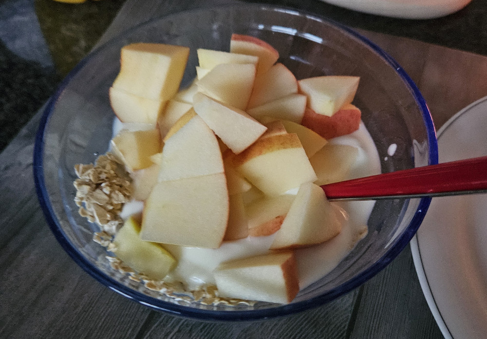 Apfelmüsli, Haferflocken, H Milch von Marawa | Hochgeladen von: Marawa