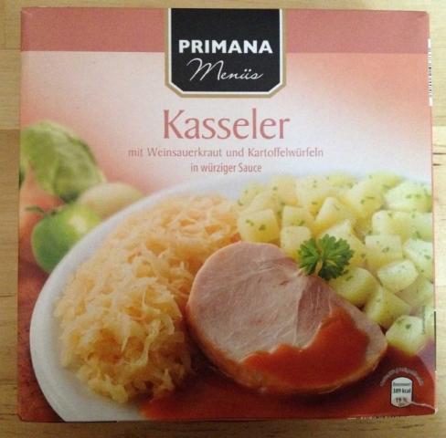Primana Menüs, Kasseler mit Weinsauerkraut und Kartoffelwürf | Hochgeladen von: Kakelditz