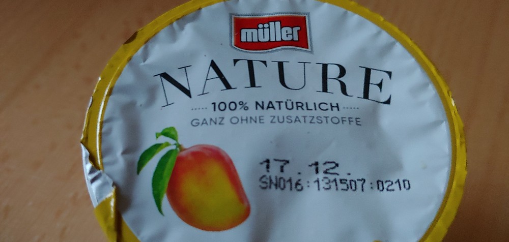 Müller Nature Joghurt & Mango, 3,8% Fett im Milchanteil von  | Hochgeladen von: hardy1912241