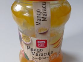 REWE Beste Wahl Konfitüre, Mango Maracuja 55% Frucht | Hochgeladen von: michiwoe