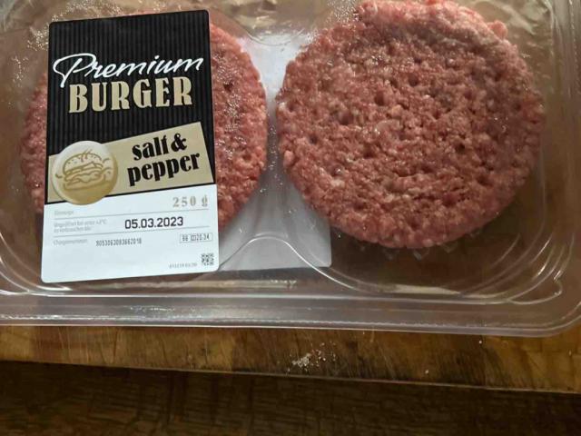 Premium Burger Salt & Peper von Schokoladinger | Hochgeladen von: Schokoladinger