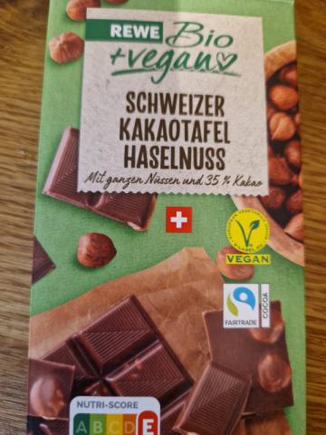 Schweizer Kakaotafel Haselnuss, Bio vegan von MichaelaRei | Hochgeladen von: MichaelaRei