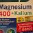 Magnesium 400 + Kalium, die 100 g Angabe ist für eine Tablette v | Hochgeladen von: Rizzi4711